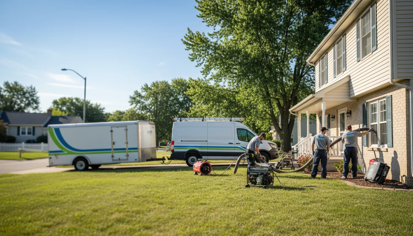 Flooded Basement Restoration And Cleanup With Repair in Henry, IL near me